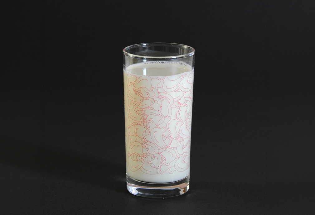 不思議グラス つめたくしてね♥