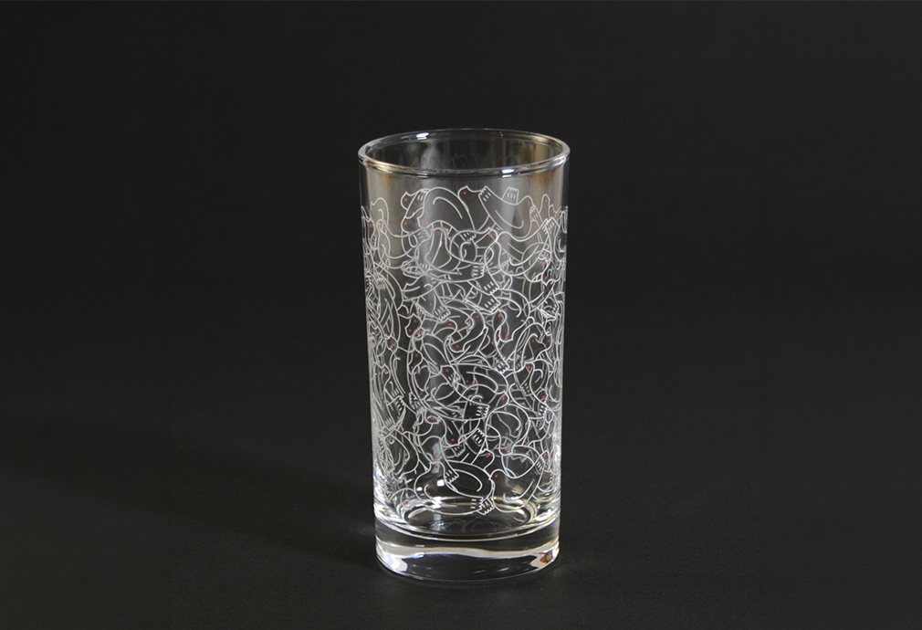 不思議グラス つめたくしてね♥